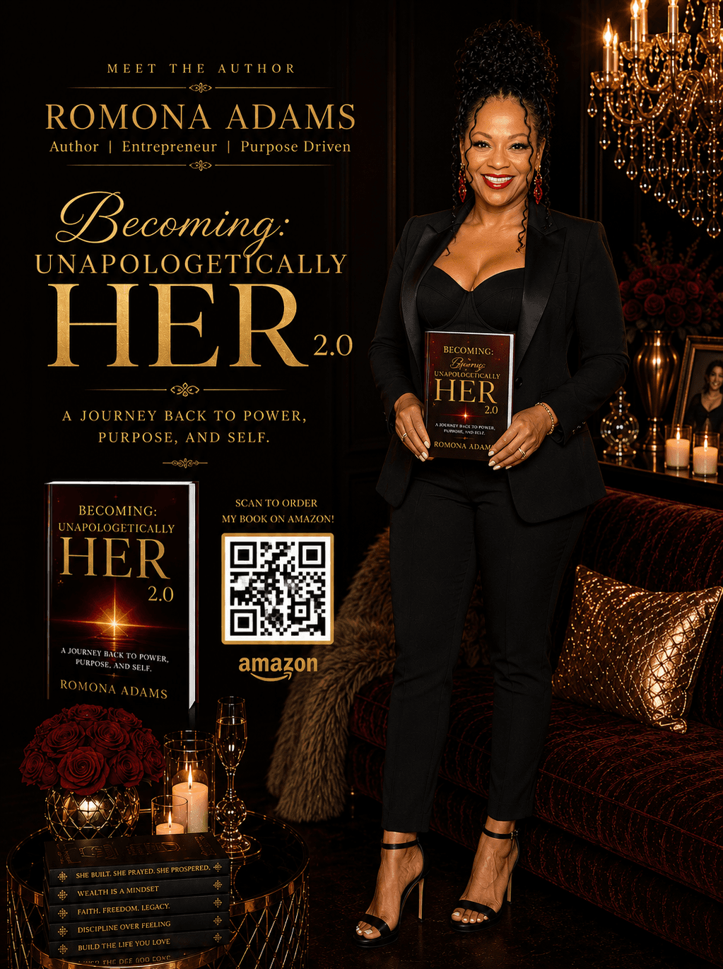 Meet the author, Romona Adams — Becoming: Unapologetically HER 2.0